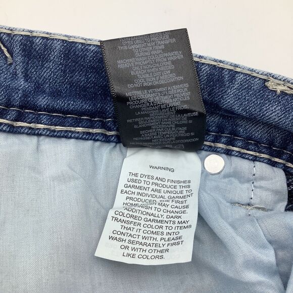 Ninth Hall Mens Stack Flare Snake Eagle Pocket Jeans Blue 34‎ x 36 NWT - Picture 12 of 12